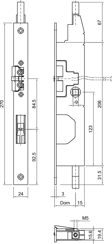 FT-GK E-Ö Wilka 864E D45 F3x24x270 RDS f. GF R CAD-Diagramm, Diagramm, Schaubild, CAD-Diagramm,
