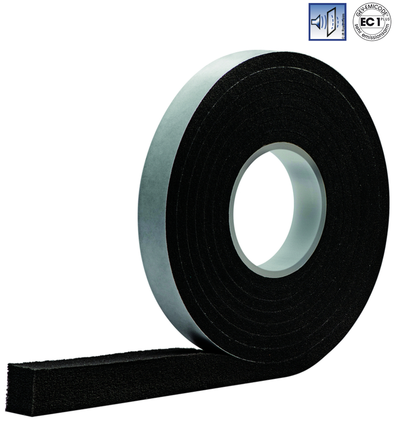 Klebeband, Schwarzband, Gummistreifen, Isolierband, Filzband