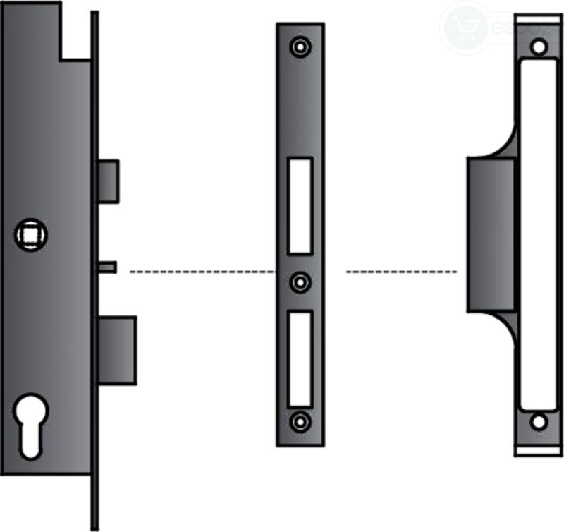 FT-Schlosssysteme Dormakaba SVP 5000  1 flg. Fkt. E, auswärts