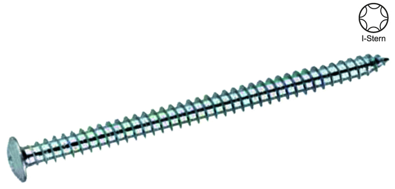 Schraube, Baubefestigung, Holzschraube, Span schraube, galvanisiert