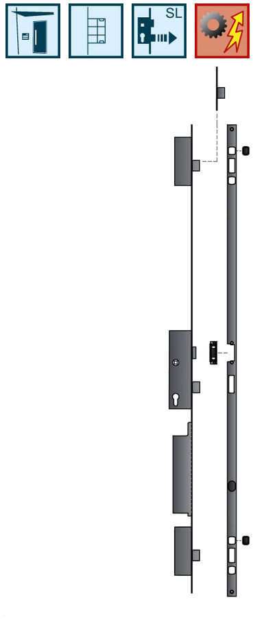 Türschloss, Sicherheitsschloss, Zylinder, Beschlag, Stangenschloss