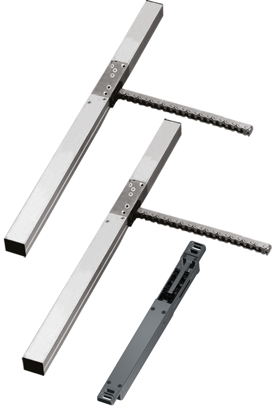 Schiebleiste, Laufwerksschiene, Kantenspur, Linearschiene, Metallführung