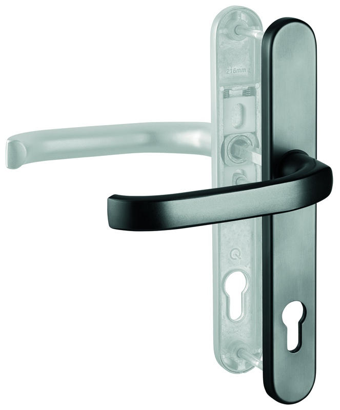 Türdriegel, Türgriff, Beschlagsset, Sperrmechanismus, Sicherheitsschloss