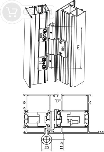 Dr.Hahn Rollenband NG Reparatur Tür ausw., EV1, W2000