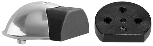 ECO Bodenpuffer BS 65 Edelstahl inkl. Unterlage Adapter, Elektronik, Stecker, Adapter, Elektronik, Stecker, Lautsprecher,