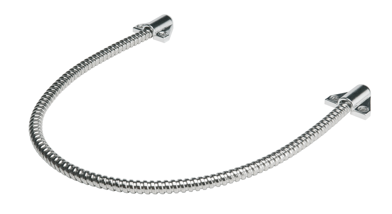 flexible Schlauch, Metall-Schlauch, Edelstahl, Montagehalterung, gebogener Schlauch