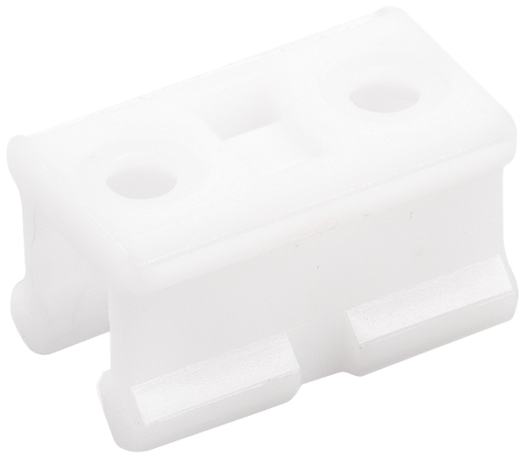 plastic connector, zwei-loch block, weiß, doppel-slot, elektronisches Bauelement