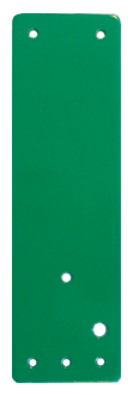 Montageplatte selbstkl.f EH-Türw. grün RAL6029, DIN L+R,52x175 mm