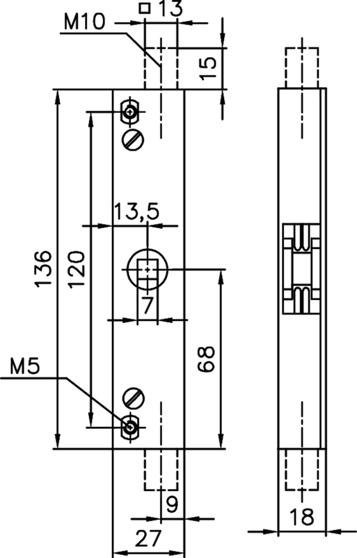 mechanical, lock, latch, ausrüstung, abmessungen