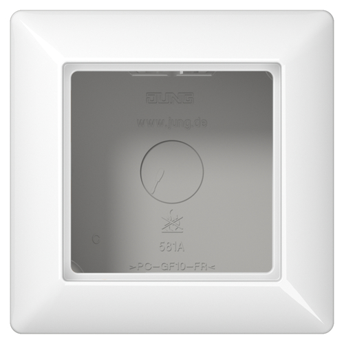 JUNG AS500 AP-Dose 1-fach ohne Rahmen KS, alpinweiß Kochfeld, Drinnen, Küche, Kochfeld, Drinnen, Küche,