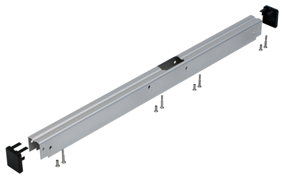 Aluminiumprofil, Schiene, Montageset, Klemmhalter, Schrauben