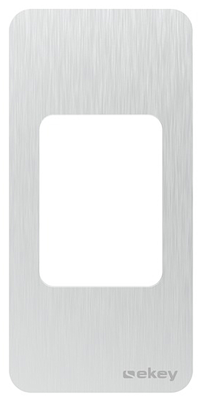 gebürstet, stahl, Wandplatte, Schalterabdeckung, e-key