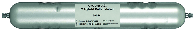 greenteQ Folienkleber HYBRID 600ml weiß, VE12