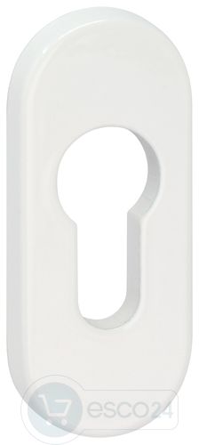 esco BASIC Kleberosette 0451 h=7,5mm, oval, PZ, Alu RAL9016