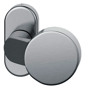 FSB FS-Türknopf 07 0809 22801 Edelstahl matt Griff,