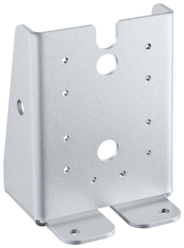 Metallhalter, Montageplatte, Löcher, Halterung, Blechteil