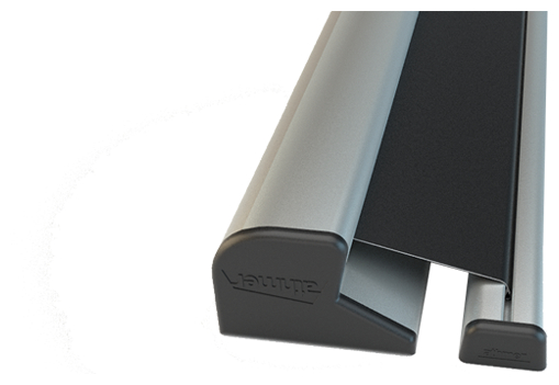 Aluminiumextrusion, Kantenprotektor, Eckenschutz, Metallkanal, Silber-Grau