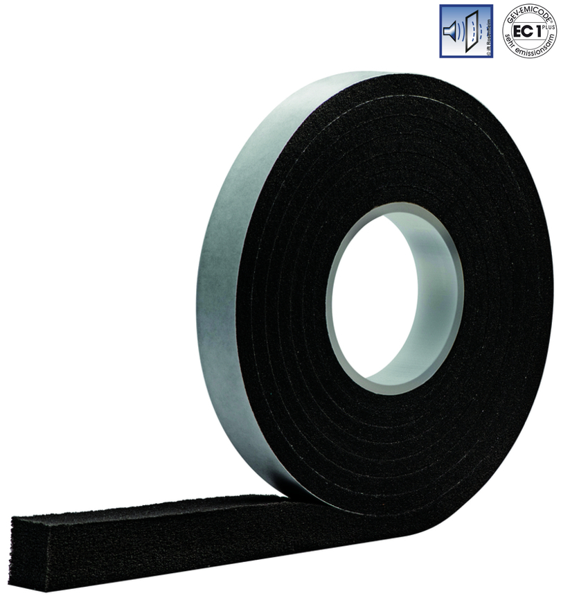 Klebeband, Schwarz, Filzband?, Isolierstreifen, Doppelseitiges Tape?