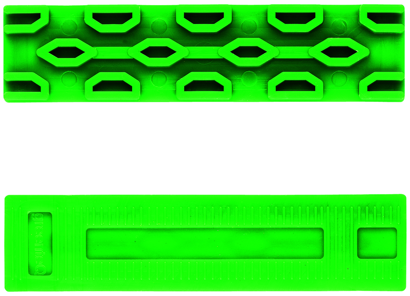 Gummiband, Gummi-Riegel, Konstruktionsset, Streifenhalter, Grün