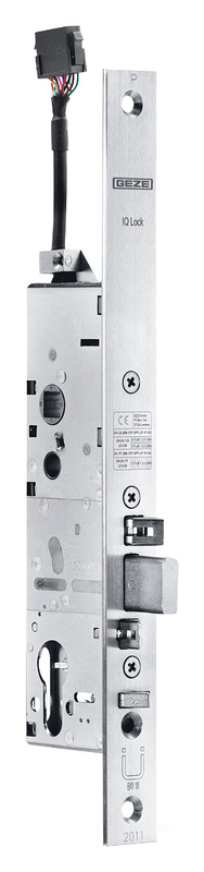 Sicherheitsrosette, Zylinder-Türverriegelung, Elektronikschloss, Gehäuse Stahl, Geze IQ Lock