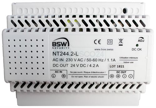 Netzteil Hutschiene systeQ 100-240VAC/24 V DC, 4,2A