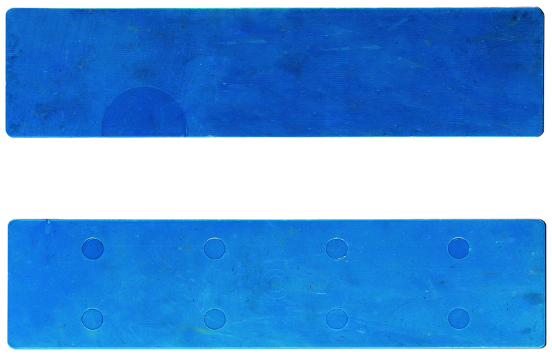 blau, Kunststoff, Block, rechteckig, Token