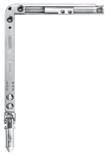 GEZE Eckumlenkung mit Getriebe FZ 90 für OL 90 DIN L verzinkt Klammer, Klammer,