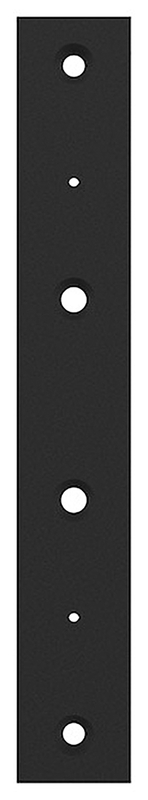 metall, Lochreihe, perforierte, lange Streifen, schwarz