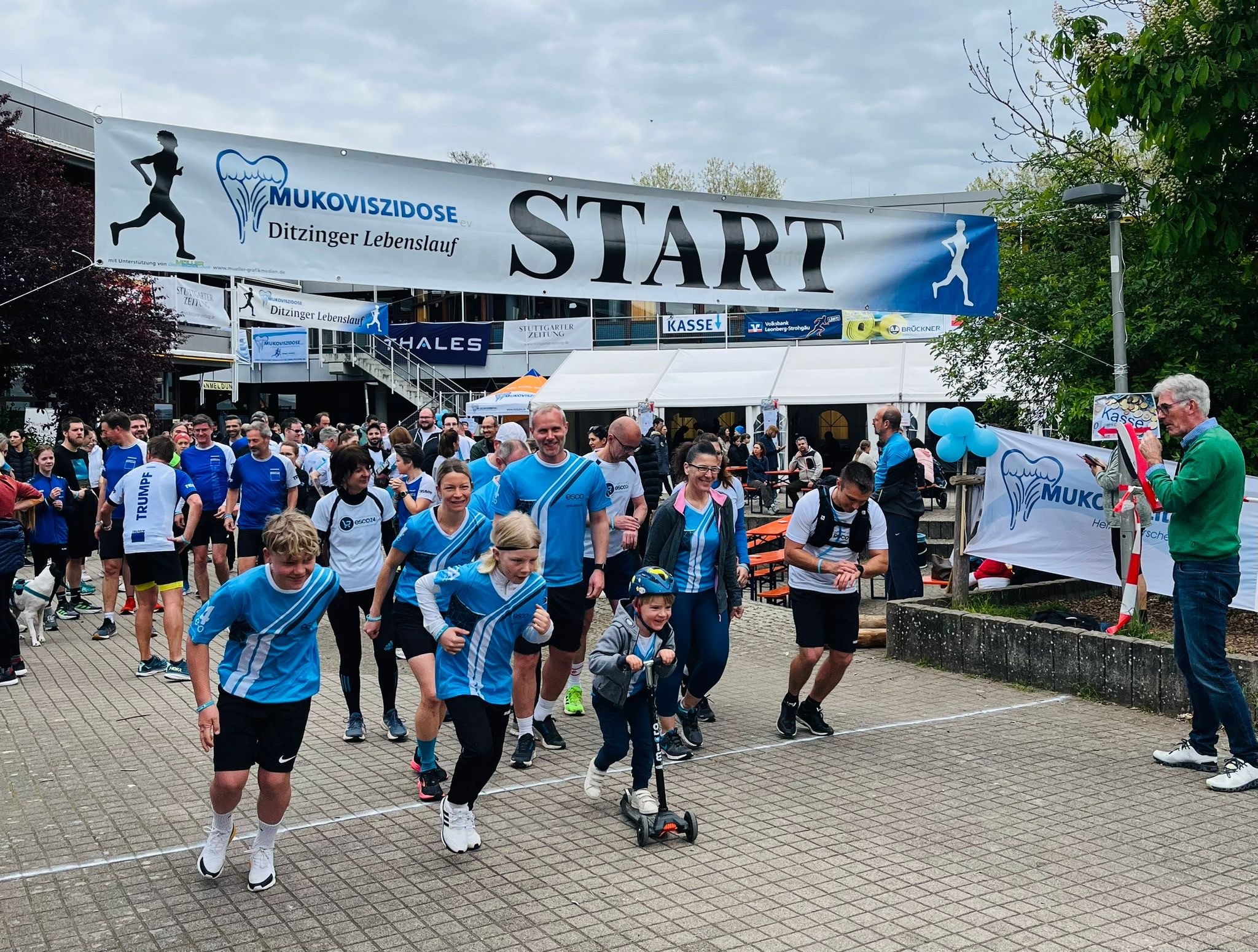 Team esco beim 26. Ditzinger Lebenslauf!
