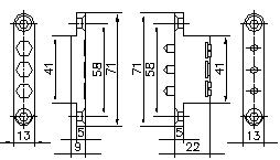 Stromübertrager 3-polig, max. 24 V / 1,5 A