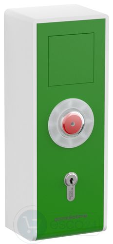 dormakaba STL-G 412 RWS-Terminal  ohne Netzteil, Rahmen weiß/Blende grün