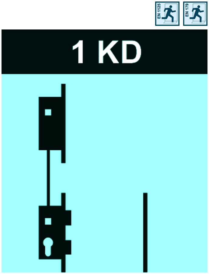 FT-Set systeQ-S-ESC-1 KD 1flg. Fkt.B, ULS GF