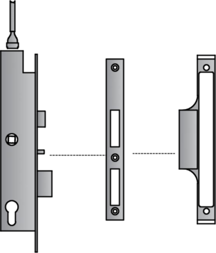 FT-Schlosssysteme Dormakaba SVP 6000-R 1 flg. Fkt. C, einwärts
