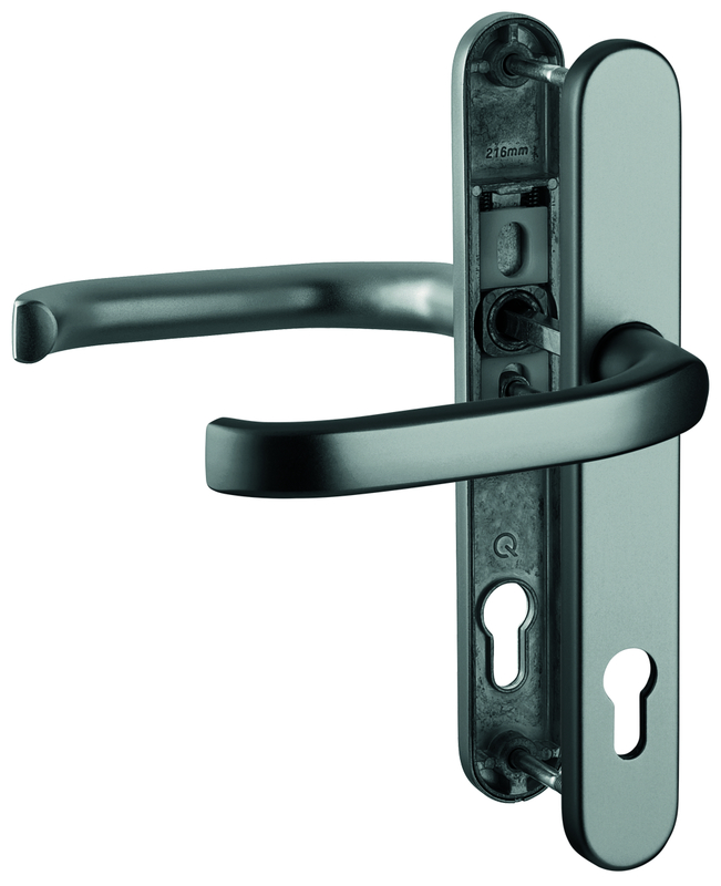 Türdriegel, Türgriff, Türschloss, Schlossrosette, Metall