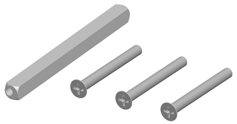Probe, Abstandhalter, Schraube, Selbstschneidend, Schrauben
