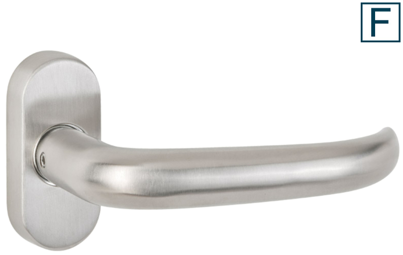 Türdrücker, Türgriff, Edelstahl, Brushed, Hebelgriff