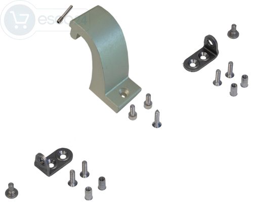 KM35-BEFESTIGUNGSGARNITUR AL-EV1 FÜR KIPPFLÜGEL EINWÄRTS/RAHMENMONTAGE