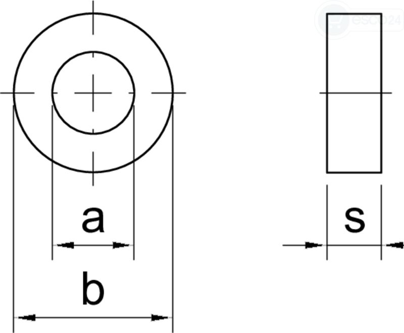 DRUCK-KUGELLAGERRING 27 X 16 X 9 MM, STAHL VERZINKT