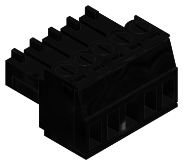 terminal block, block connector, electrical connector, black, header