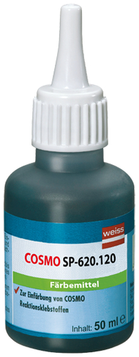 COSMO SP-620.120, Farbpaste schwarz Flasche à 50 ml Flasche, Tintenflasche, Shaker, Flasche, Tintenflasche, Shaker,