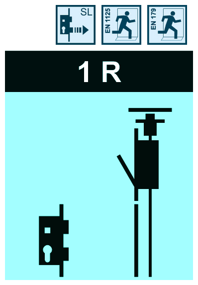 1R, tor, sicherheit, alarm, schloss