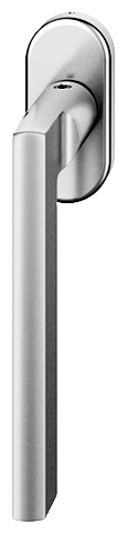 Türgriffe, Hebel, Metall, Silber, Türbeschlag