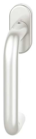 Türgriff, Fenstergriff, Aluminium, Weiß, Schnellverschluss