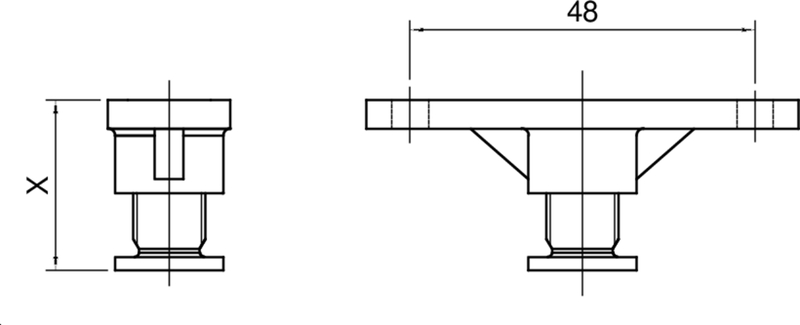 rivets, cabinet hardware, edge mount, plate, spacer