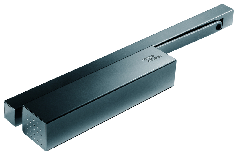 Bewegungsmelder, Türsensor, Scharniermontage, Linearbewegungsaktor, Aluminiumgrau