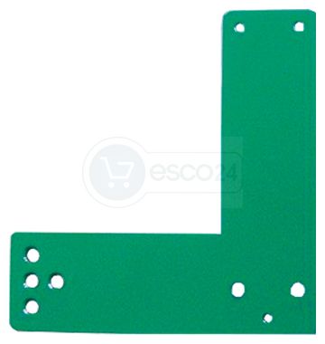 Standard Montageplatte f EH-Türwächter grün RAL6029, DIN L+R, Höhe:175 mm