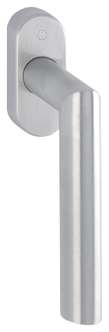 HOPPE Fenstergriff Amsterdam E0400/U30 VK=7x30mm, Edelstahl matt (F69)