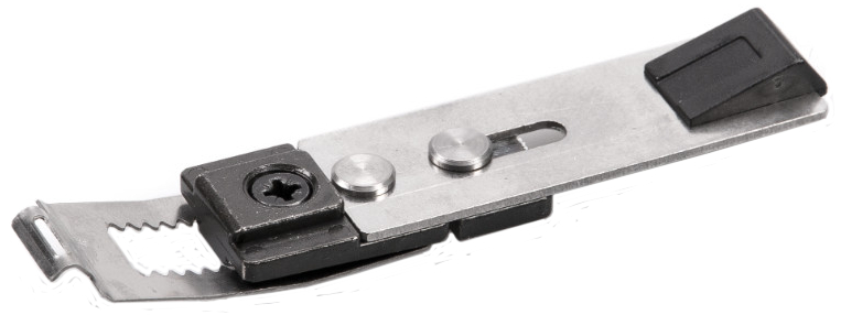 utility tool, adjustable blade, scraper, trimming blade, metal clasper