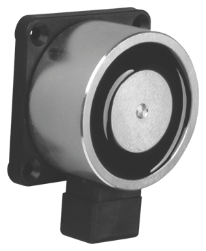 Mikro-Lautsprecher, elektronische Komponente, rundes Gehäuse, Flächenmontage, schwarzstecker