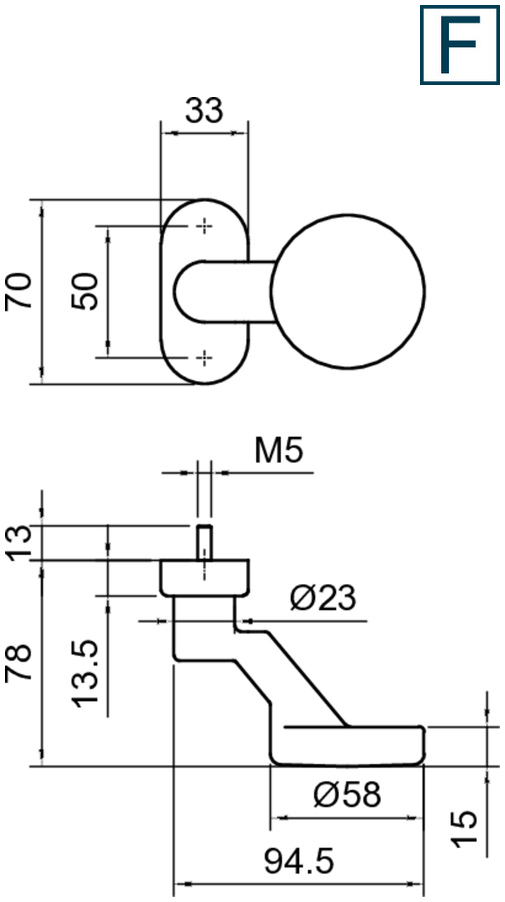 door handle, cupboard knob, faucet handle, metal lever, drawer pull